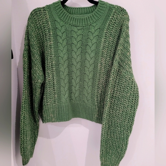 Noisy May green sweater-Large - Picture 1 of 3
